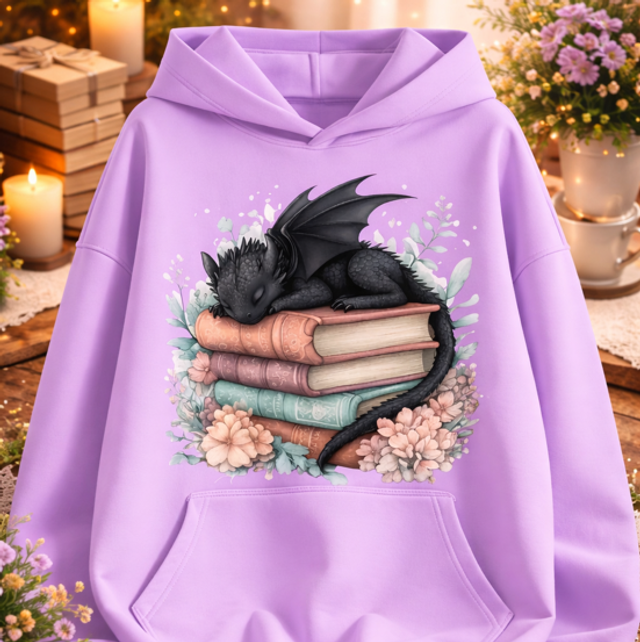 ✨ Sweat à capuche – Chapter Blossom  (violet) ✨