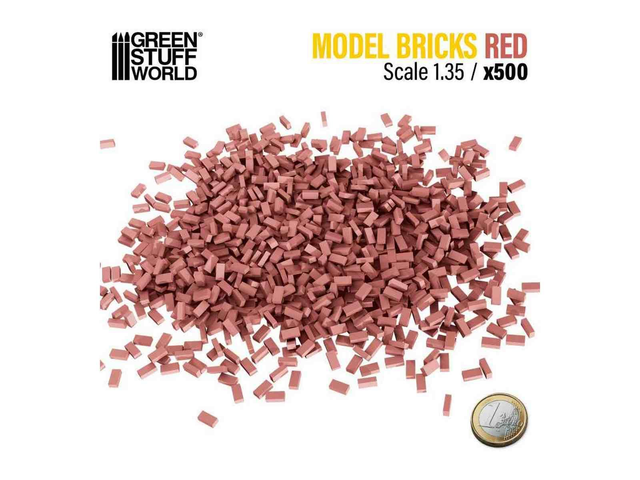 Briques - Rouge x500 1/35 GSW 9206