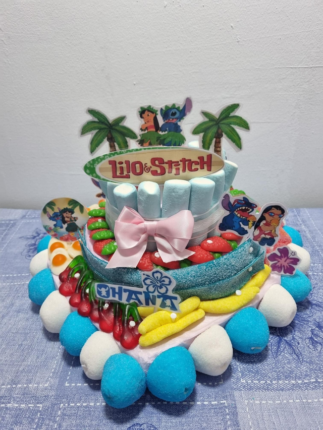 TARTA DE CHUCHES STITCH