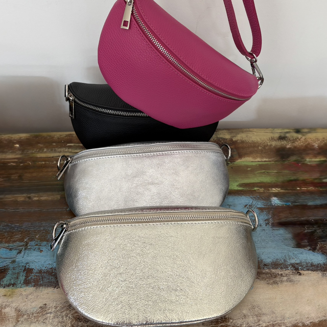 Italian Leather Sling Bags (Multiple Colour Options)