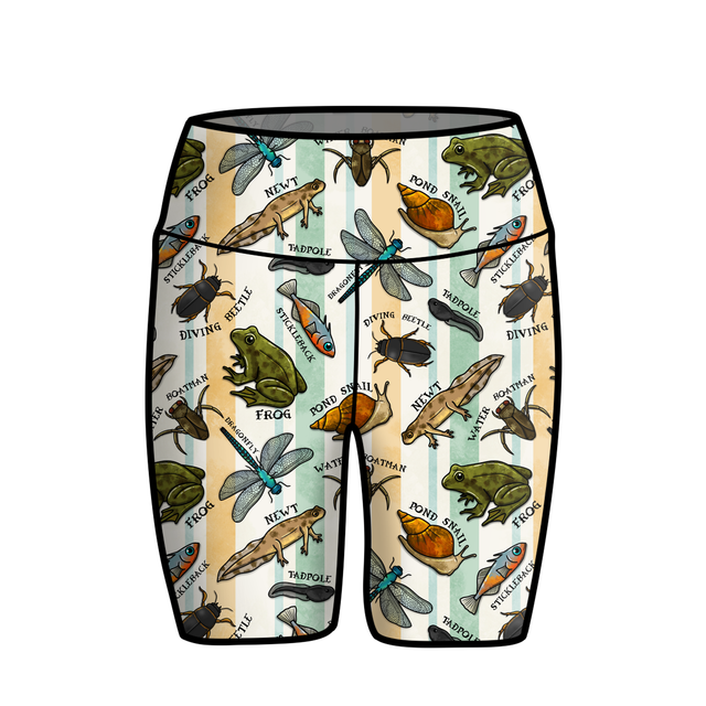 Dreamweaver 'Pond Dipping' Biker Shorts