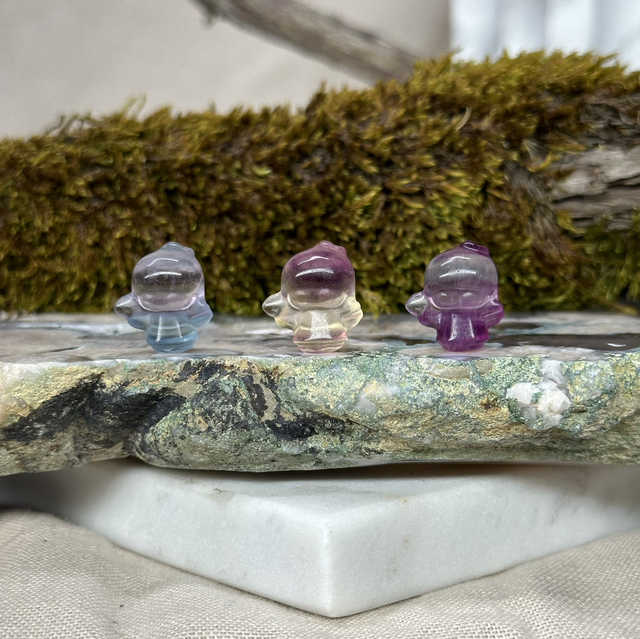 Lala Mini Fluorite Carving