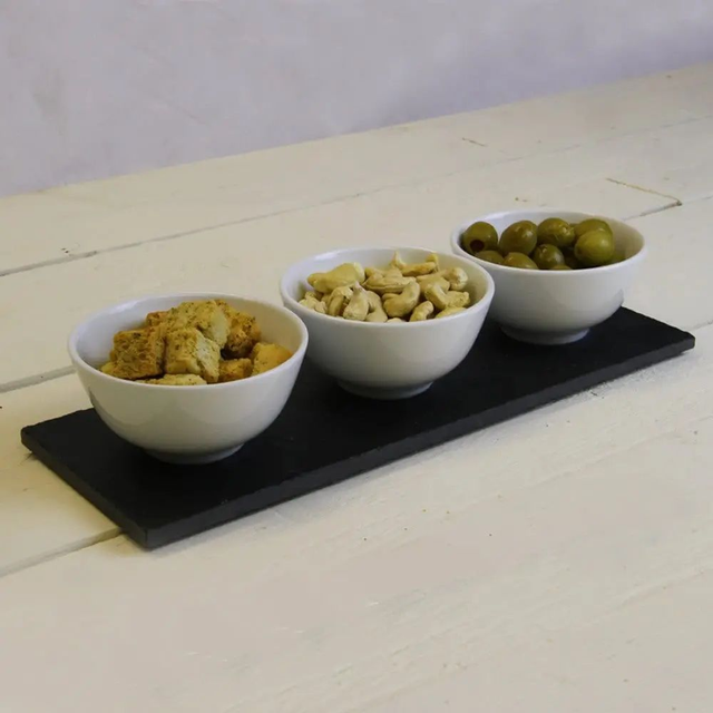 Slate Condiment Set Standard No Wording Or Personalised 