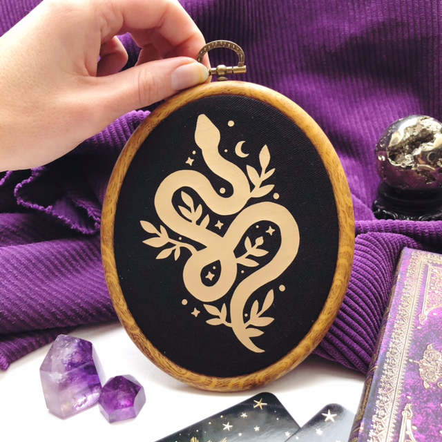 Cadre déco - Serpent magique 