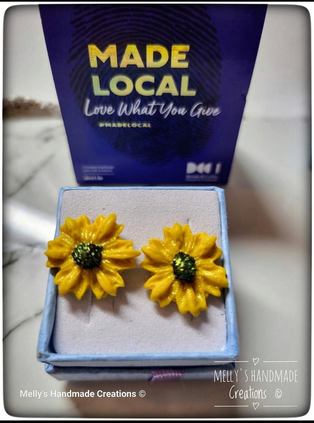 Sunflower Stud Earrings
