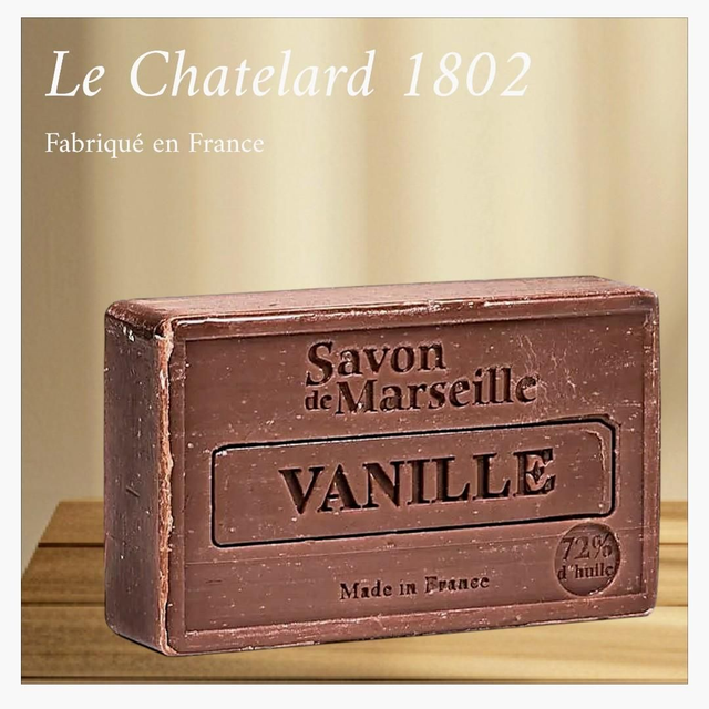 Savon "Vanille" 100 gr Le Chatelard 1802