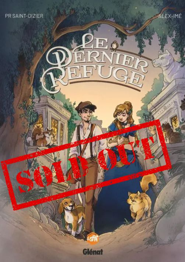 actuellement indisponible_Album de bande dessinée "Le Dernier Refuge", 2e main, dédicacé, 30% reversé à un refuge pour animaux