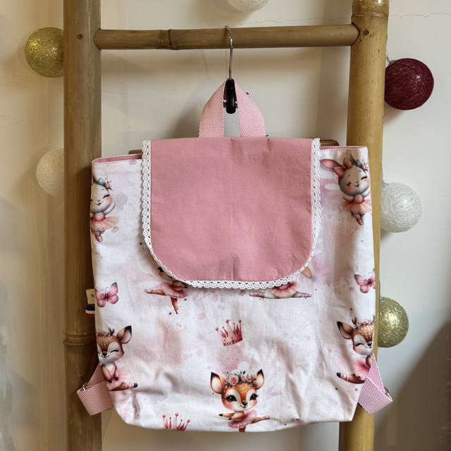 sac a dos enfant animaux balet
