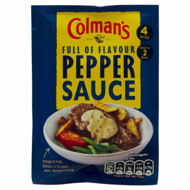 COLMAN'S PEPPER SAUCE MIX 40G