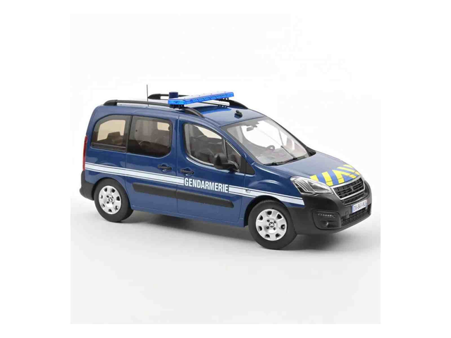 Peugeot Partner 2016 Gendarmerie Bleu et Jaune Norev 184895 1/18