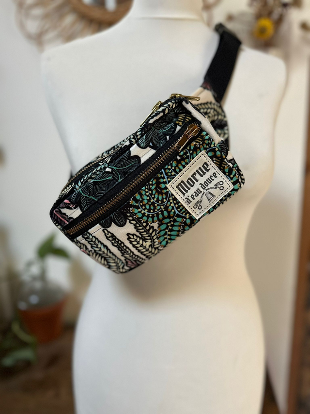 Pockette tissu tapisier  beig.