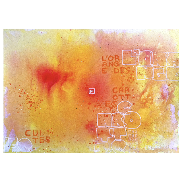 L’orange des carottes cuites - 29x21cm / 2025