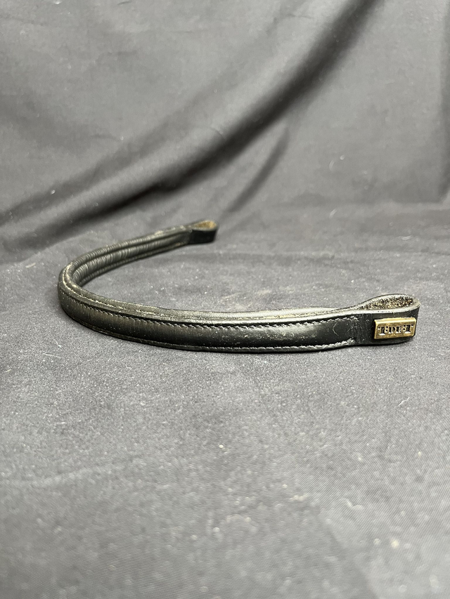 Frontal TdeT cuir noir Poney