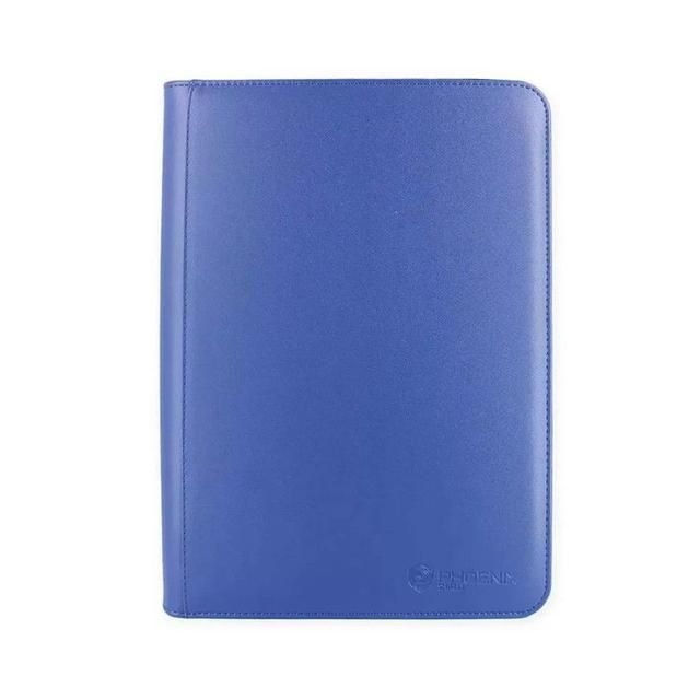 Phoenix Shield – Deluxe Portfolio 9 Cases (360 Cartes) – Bleu