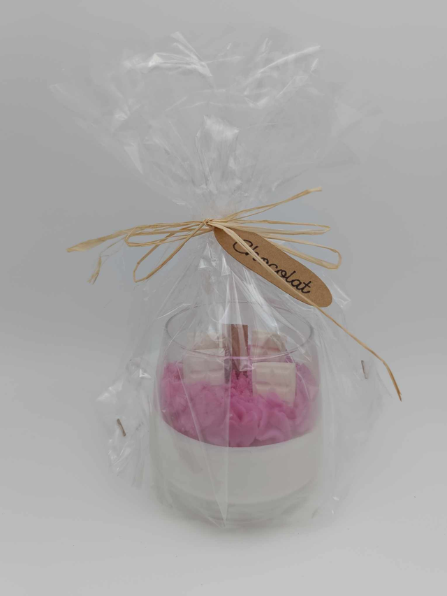 Bougie gourmande au chocolat