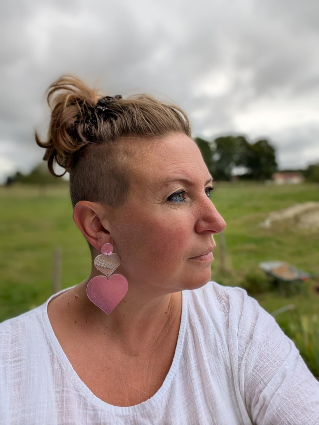 Boucles d&#039;oreilles Marie Laure ml012 rose 