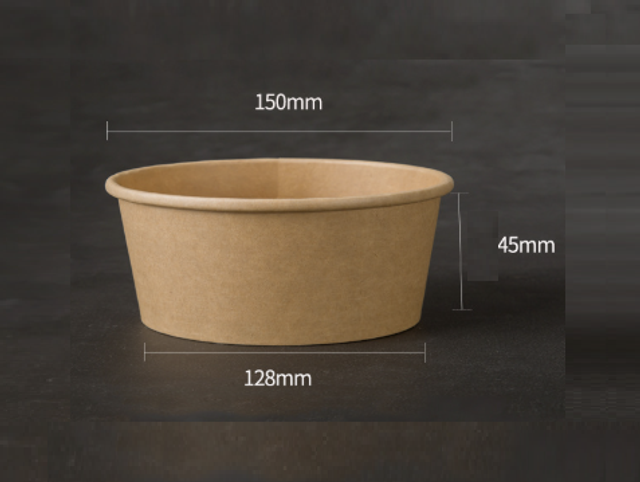 500ml Premium Kraft Paper Bowls – Sustainable & Versatile (BTC009)