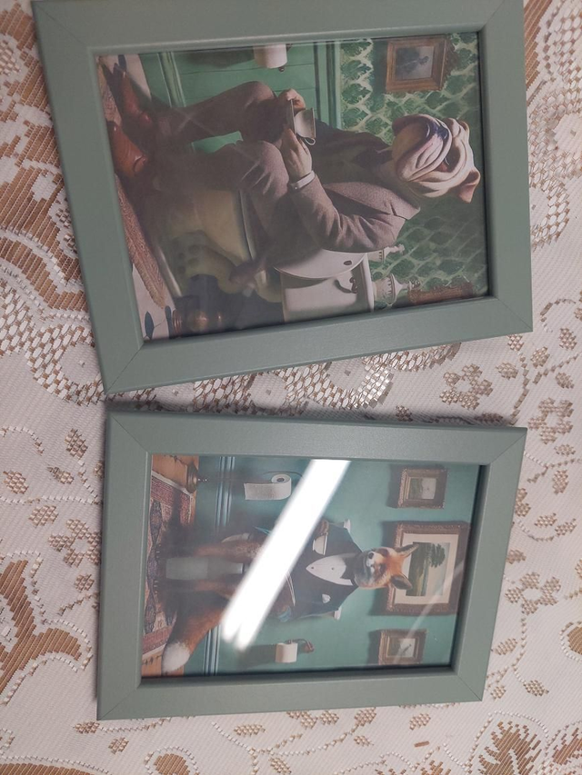 A5 koon taulut, vaaleanvihreä kehys