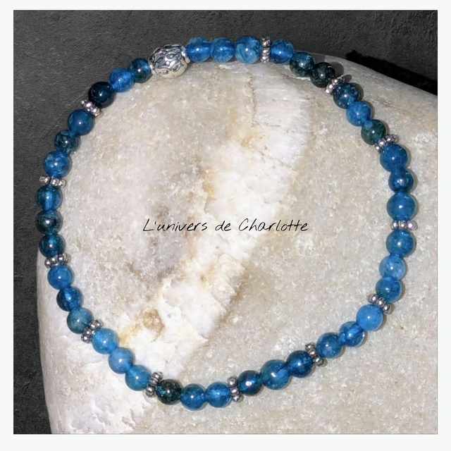 Bracelet "Apatite" 4mm BR-239