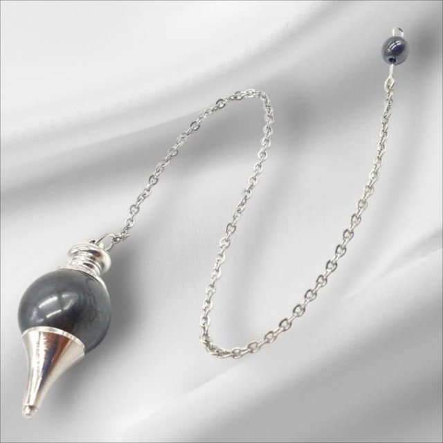 Pendule sphère &quot;Hématite&quot;