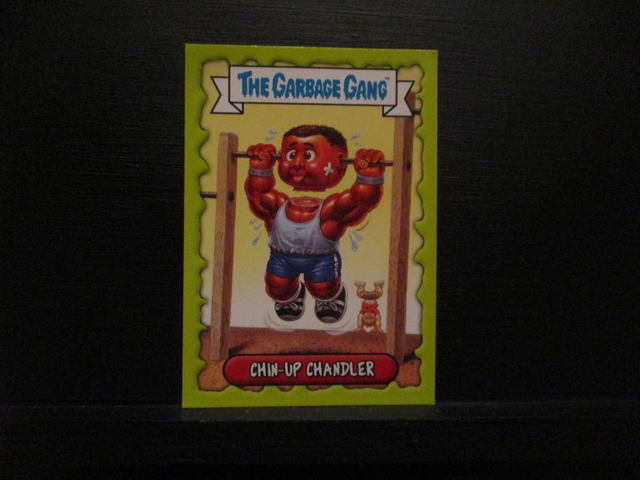 Chin-Up Chandler - (Topps) The Garbage Gang Original Trading Card #22