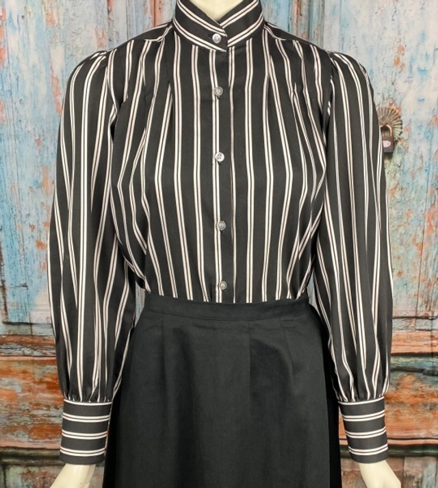 Pioneer Blouse Black Stripe