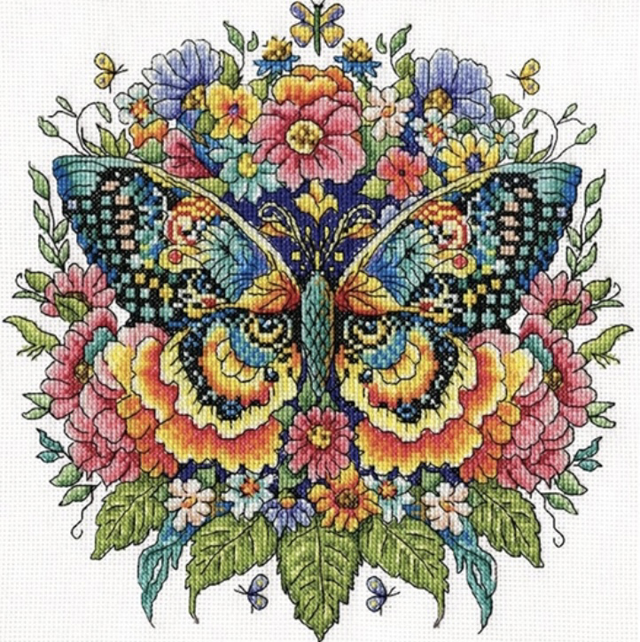 Design Works Butterfly Counted Cross Stitch Kit 