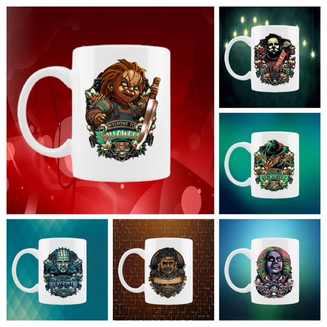 Horror Movie Mug Set (Set Of 6)