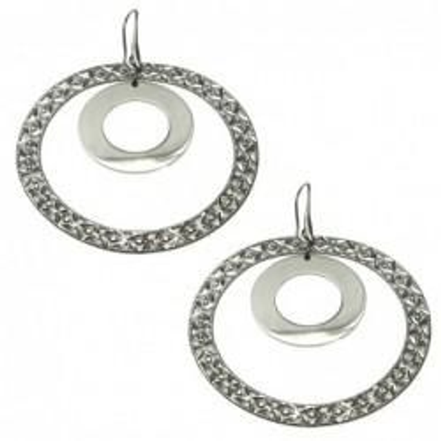 Orecchini donna in bronzo a cerchi grandi 