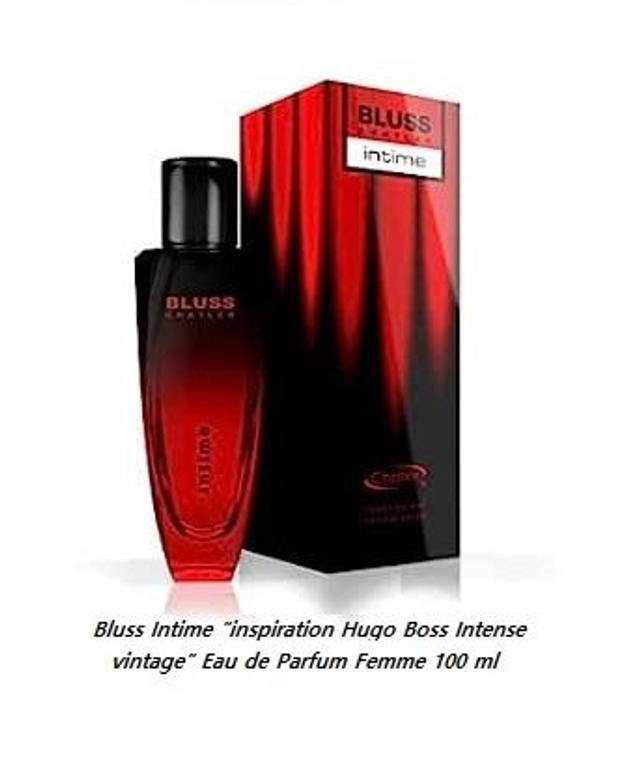 Bluss Intime " inspiration Hugo Boss Intense vintage " Eau de Parfum Femme 100 ml