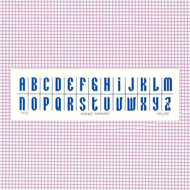 alphabet "substrates"