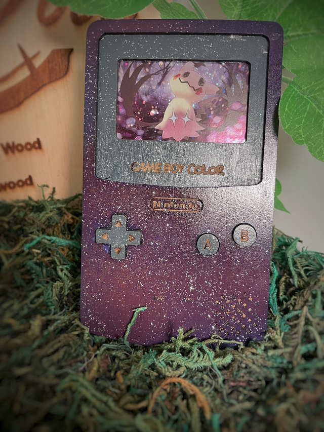 Gameboy carte pokémon Mimiqui.