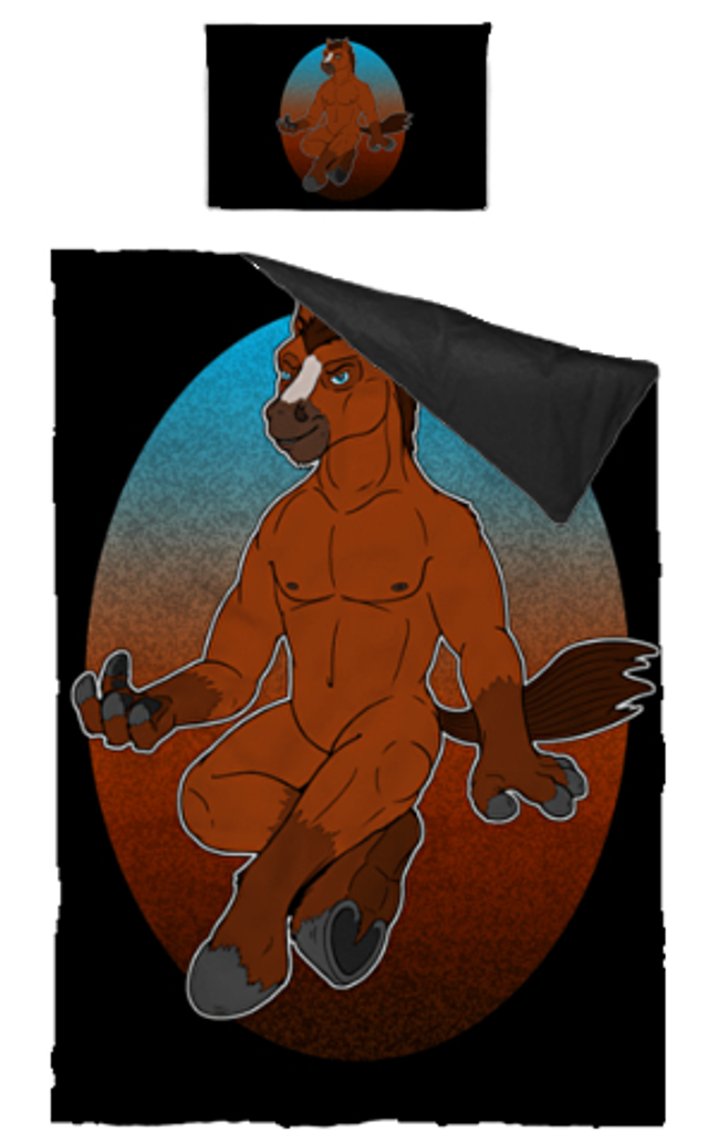 Pferd: Bettwäsche 90cm x 200cm