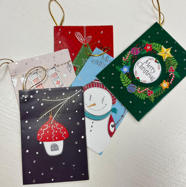 Biglietti d’auguri natalizi 10x8cm