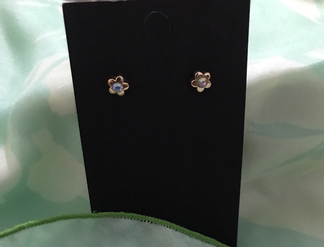 Children-Adult Studs -Clear Stone - CASECS01