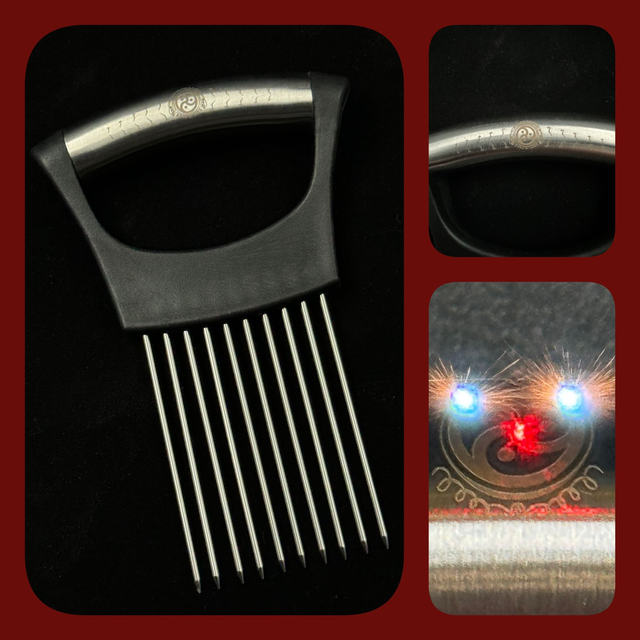 Sctratchkam met kunststof en RVS handgreep