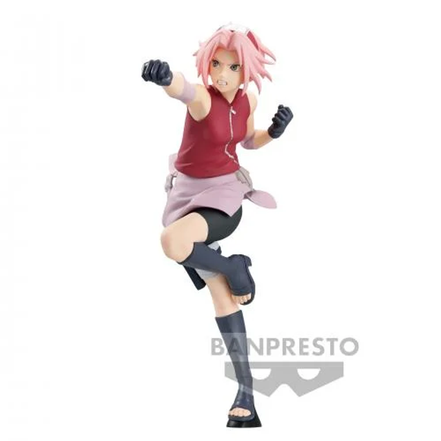 Sakura Haruno - Naruto Shippuden - Figure Vibration Stars 16cm 🌸👊