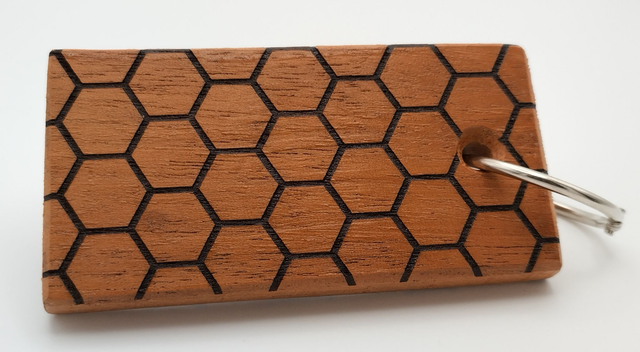 Wooden keying - Honeycomb
