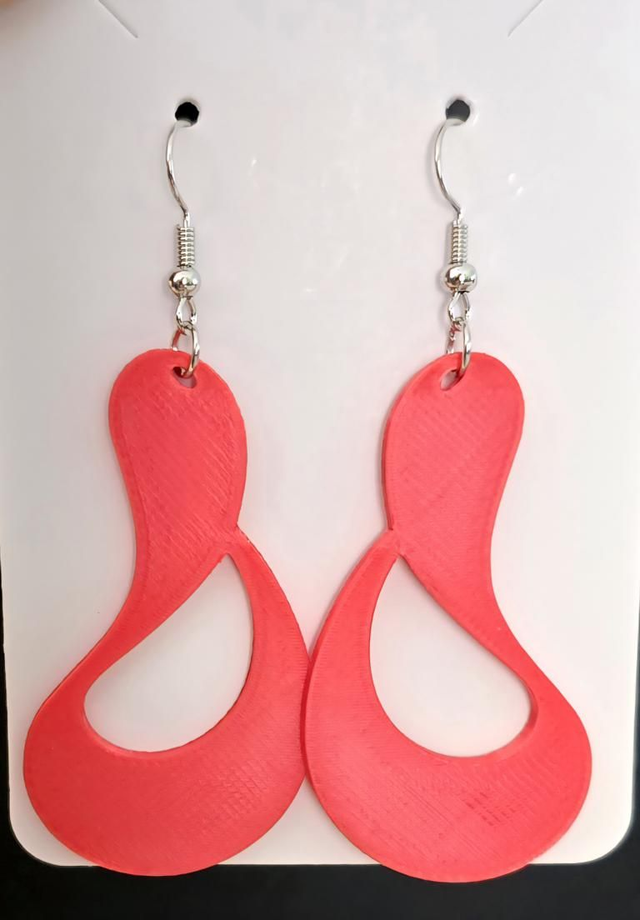 Boucles d'oreilles abstraites