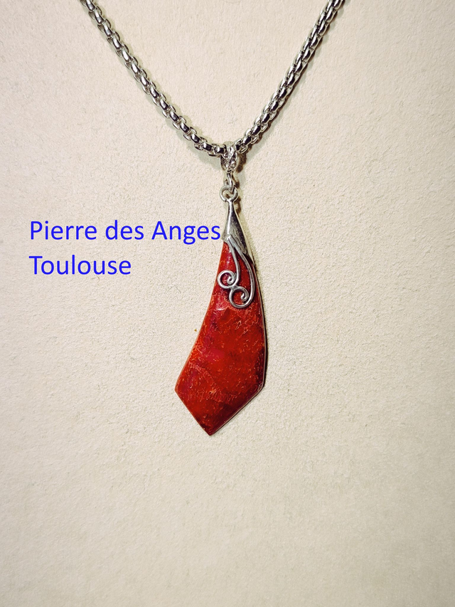 Pendentif Corail Gorgone