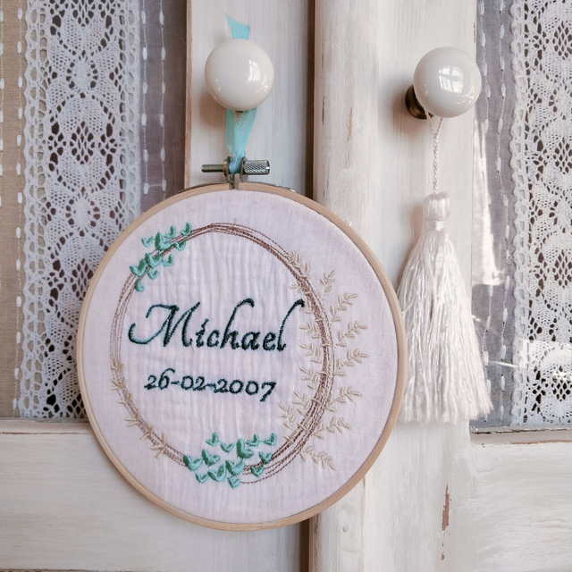 Décoration murale faire part coeur