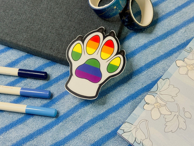 Big Paw Pride Sticker