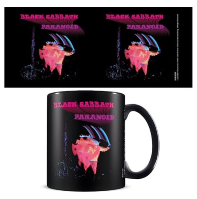BLACK SABBATH (PARANOID) BLACK POD MUG