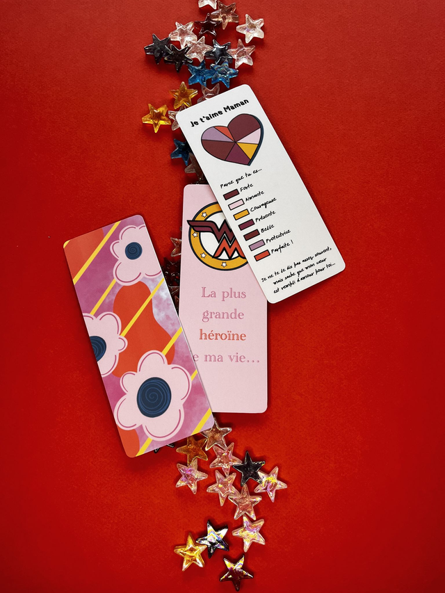 Marque-pages &quot;WonderMum&quot; (3 modèles)