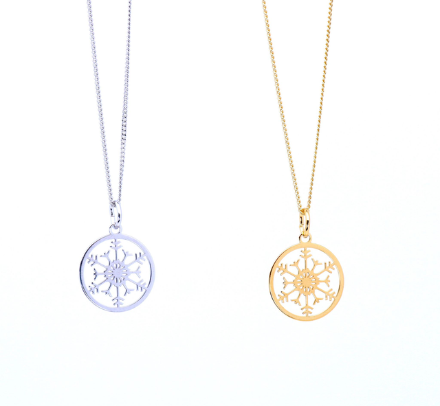 Halskette Schneeflocke