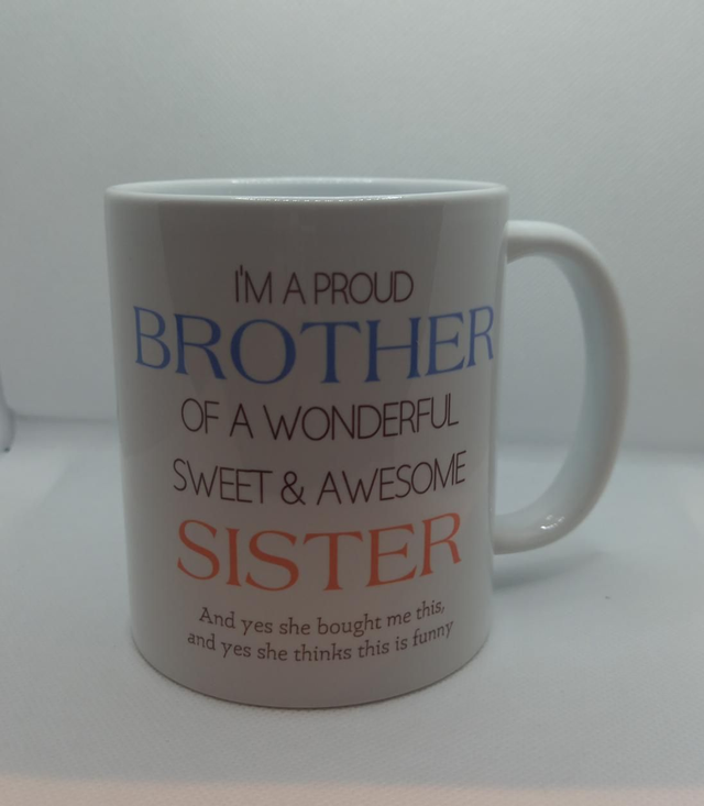 Brother Birthday 11oz Sublimated Mug