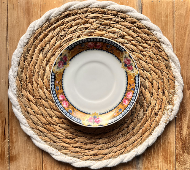 Sous tasse - Roses impériales 