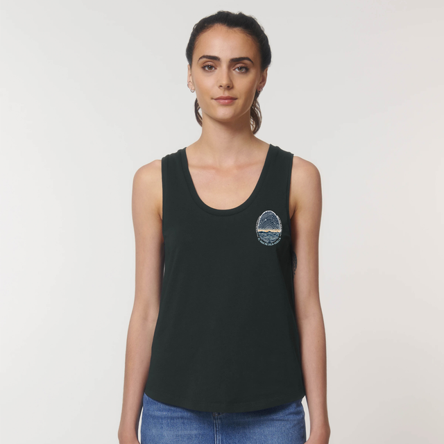 Camisilla chica huella negra