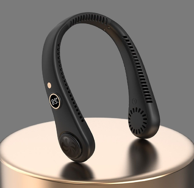 Ventilateur FZM-10 Blanc. Le ventilateur tour du cou est un accessoire pratique et innovant pour vous rafraîchir lors des journées chaudes