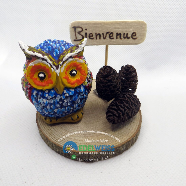 Hibou porte-bonheur - bcb